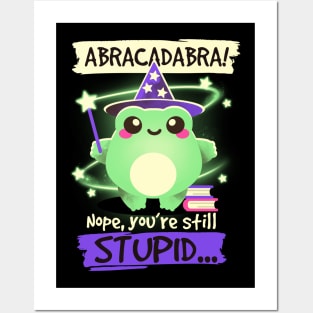 Abracadabra frog Posters and Art